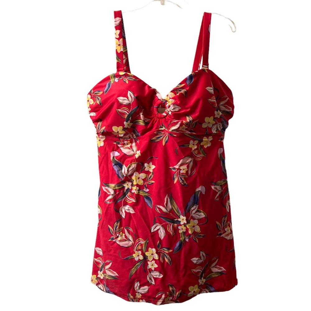 Old Navy Women’s One Piece Floral Swimsuit Dress – size 2X